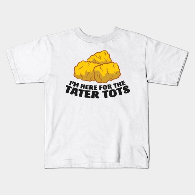 I Just Really Like Tater Tots Funny Potato Kids T-Shirt by EQDesigns